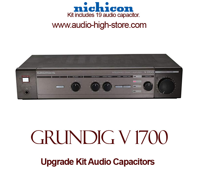 Grundig V 1700 Upgrade Kit Audio Capacitors