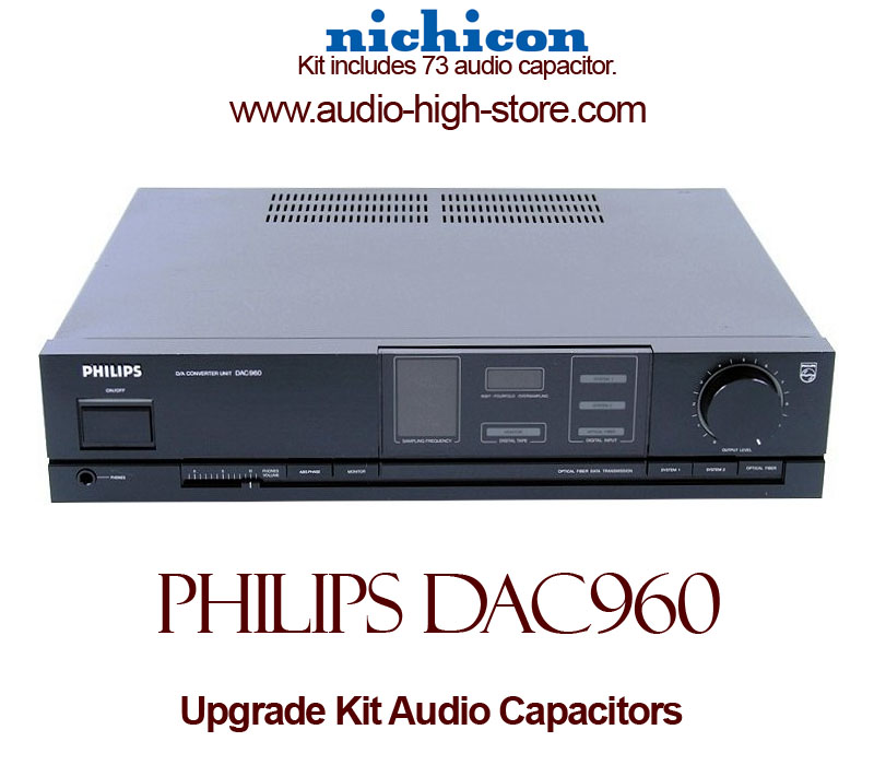 Philips DAC960 Upgrade Kit Audio Capacitors