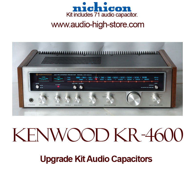 Kenwood KR-4600 Upgrade Kit Audio Capacitors