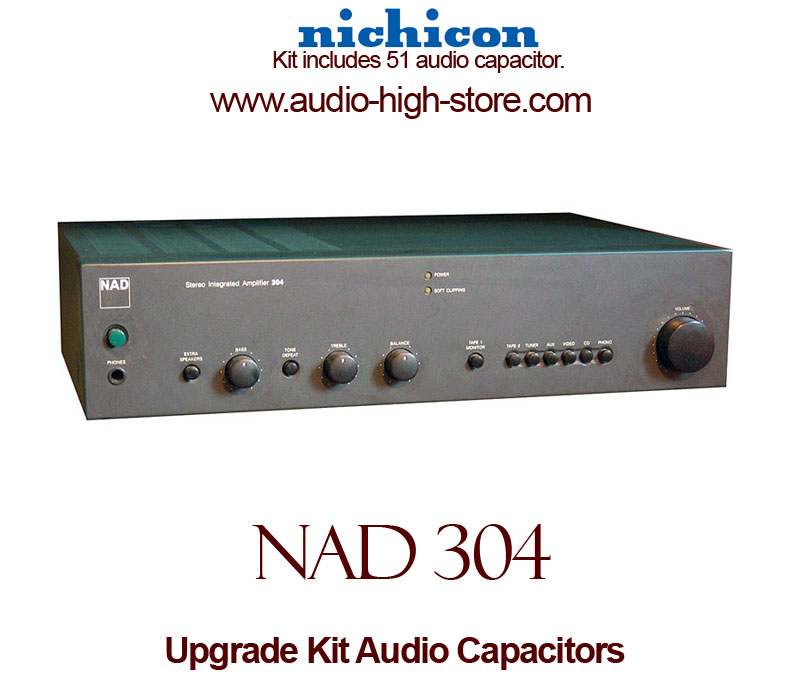 NAD 304 Upgrade Kit Audio Capacitors