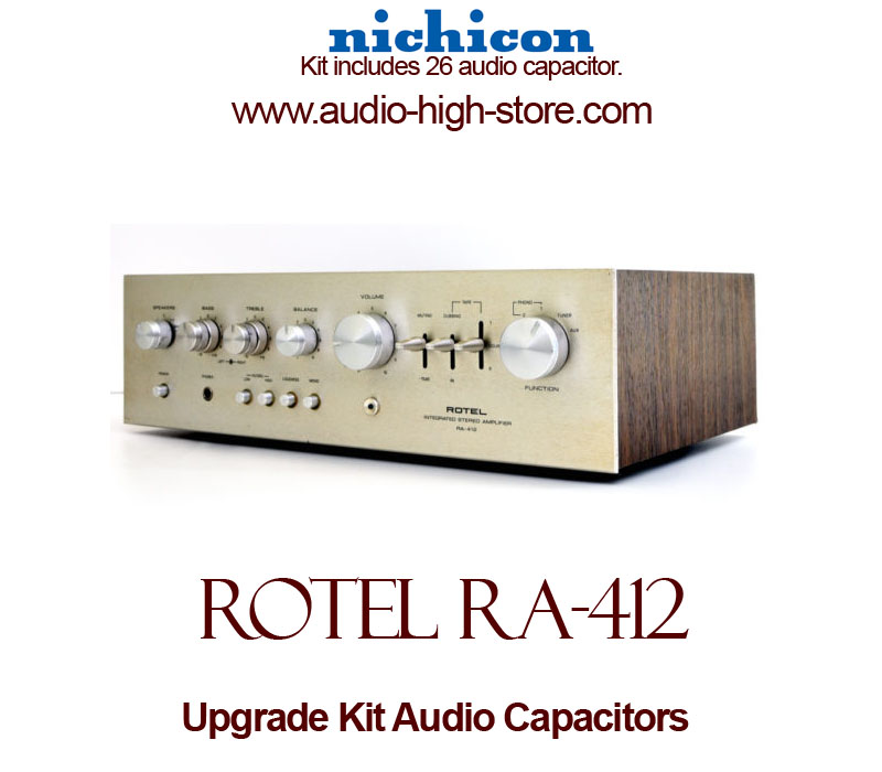 Rotel RA-412 Upgrade Kit Audio Capacitors