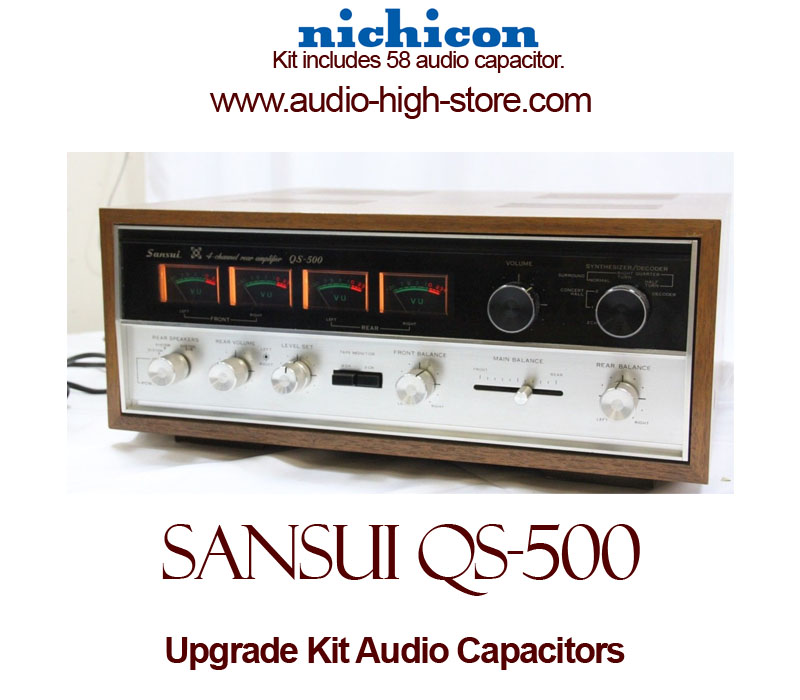Sansui QS-500 Upgrade Kit Audio Capacitors