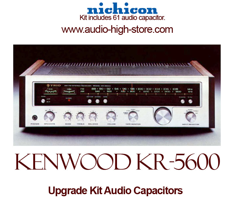 Kenwood KR-5600 Upgrade Kit Audio Capacitors
