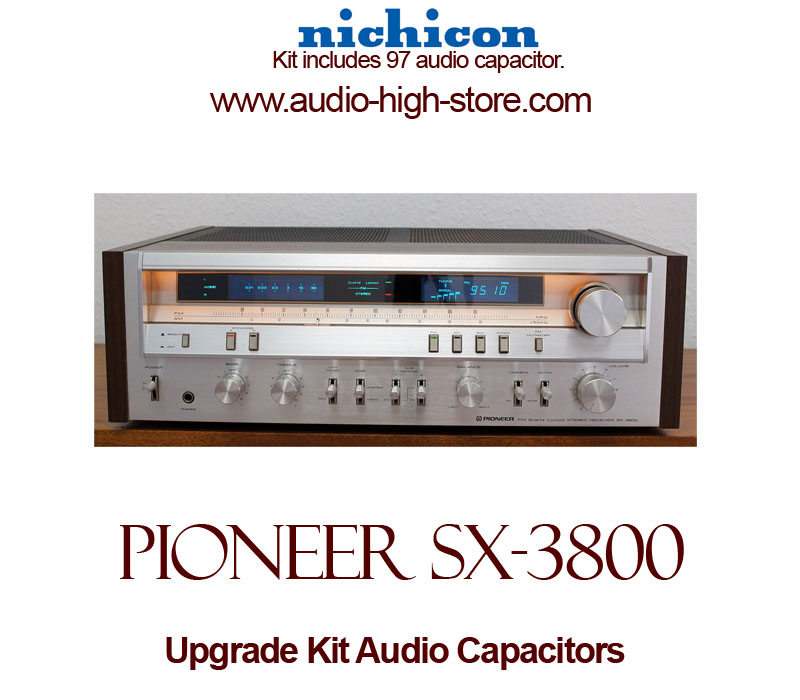 Pioneer SX-3800 Upgrade Kit Audio Capacitors