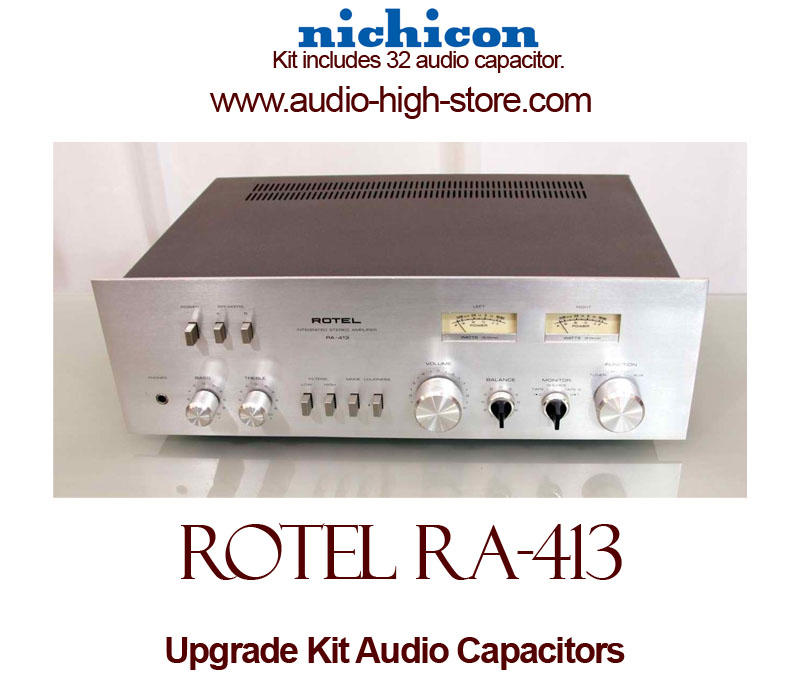Rotel RA-413 Upgrade Kit Audio Capacitors