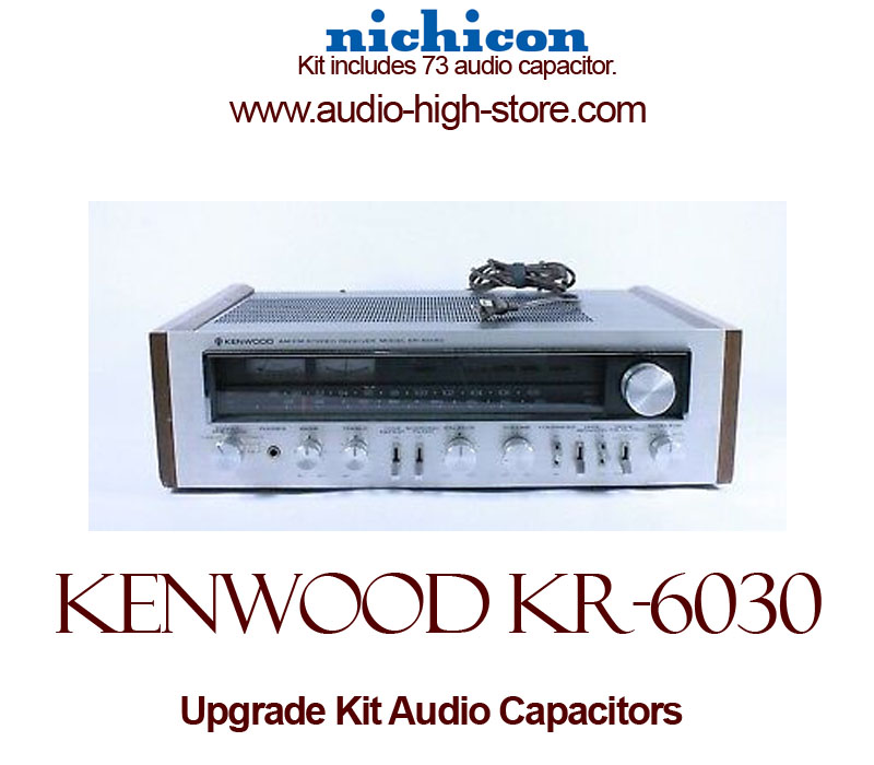 Kenwood KR-6030 Upgrade Kit Audio Capacitors