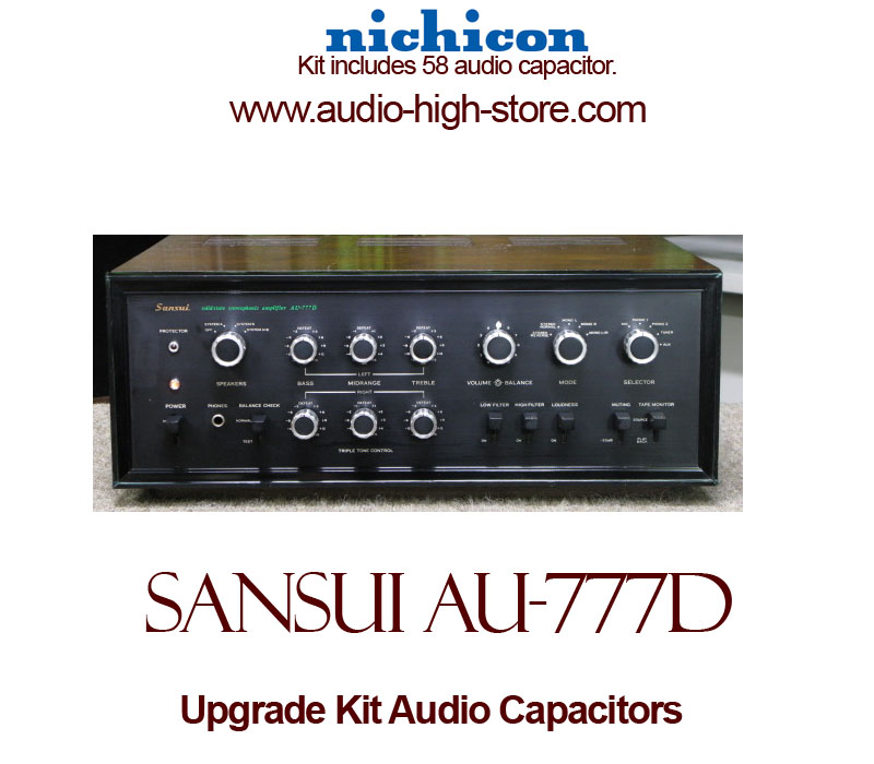 Sansui AU-777D Upgrade Kit Audio Capacitors