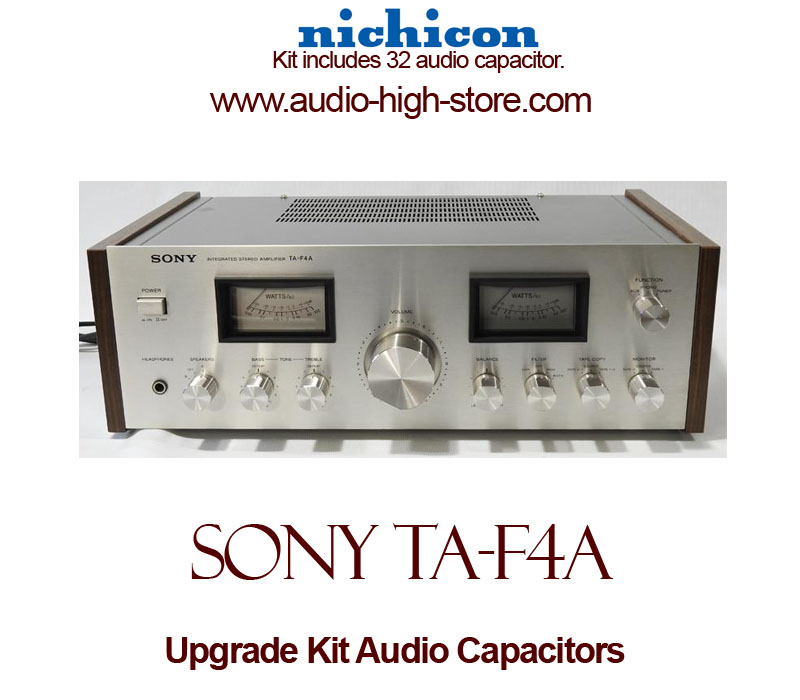 Sony TA-F4A Upgrade Kit Audio Capacitors