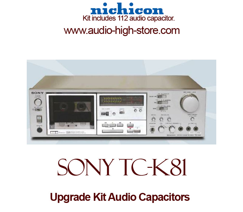 Sony TC-K81 Upgrade Kit Audio Capacitors