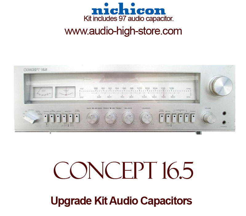 Concept 16.5 Upgrade Kit Audio Capacitors