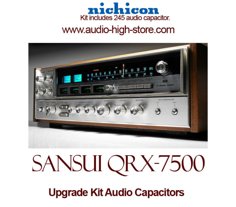 Sansui QRX-7500 Upgrade Kit Audio Capacitors