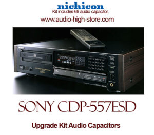 Sony CDP-557ESD Upgrade Kit Audio Capacitors