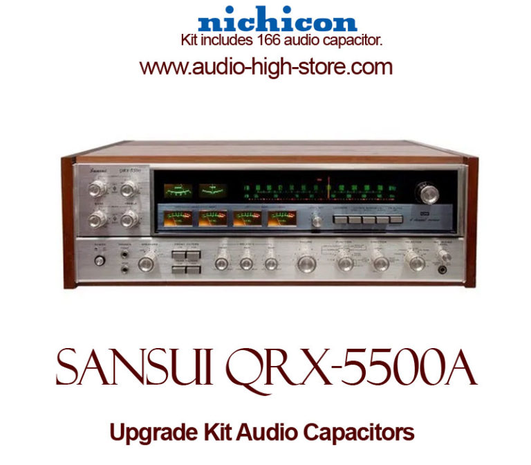 Sansui QRX-5500A Upgrade Kit Audio Capacitors