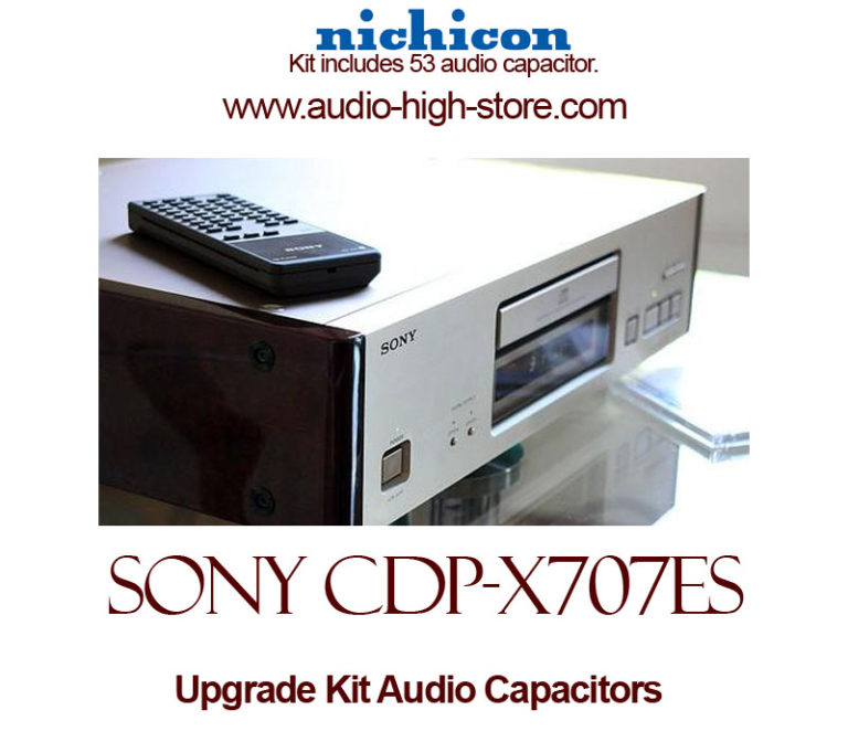 Sony CDP-X707ES Upgrade Kit Audio Capacitors
