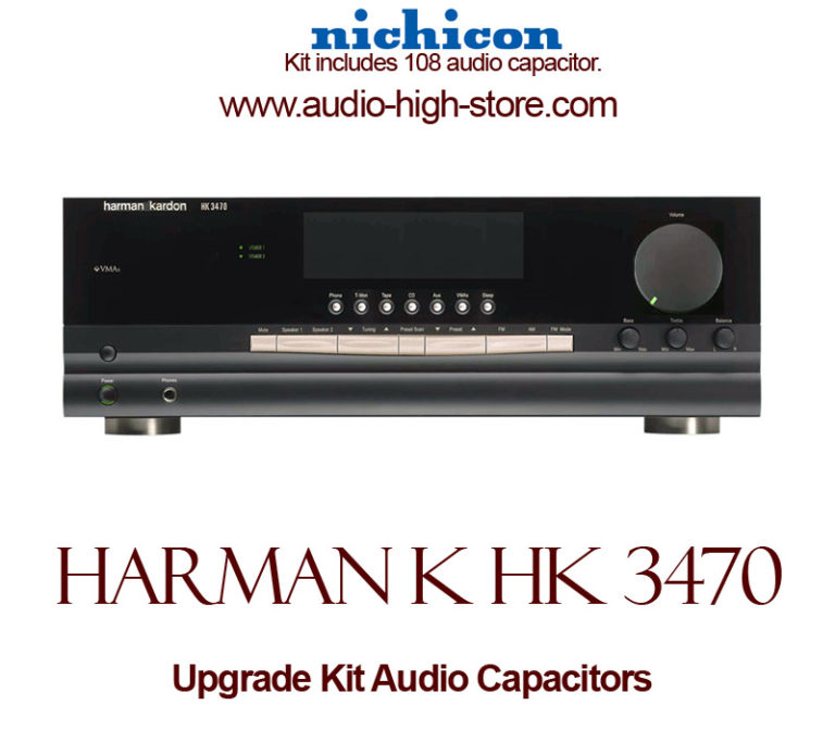 Harman Kardon HK 3470 Upgrade Kit Audio Capacitors