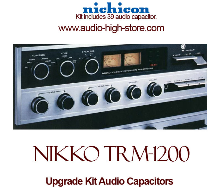 Nikko TRM-1200 Upgrade Kit Audio Capacitors