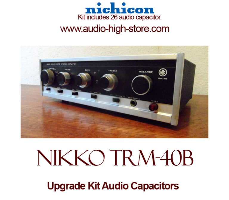 Nikko TRM-40B Upgrade Kit Audio Capacitors