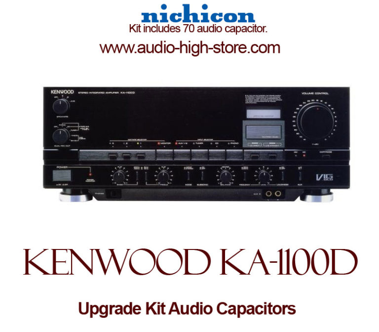 Kenwood KA-1100D Upgrade Kit Audio Capacitors