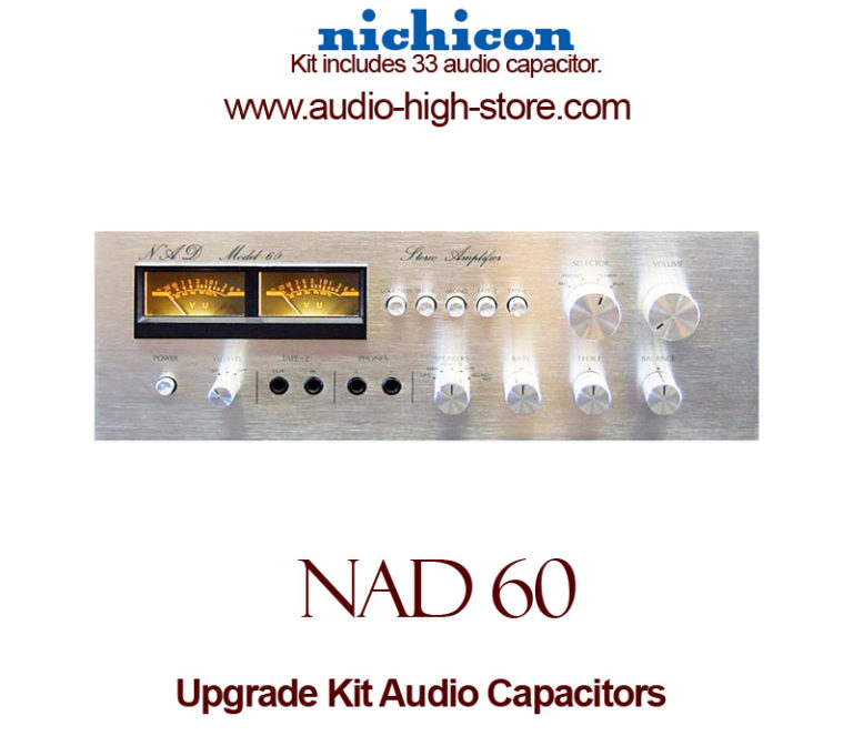 NAD 60 Upgrade Kit Audio Capacitors
