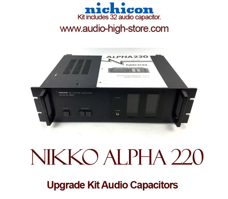 Nikko Alpha 220 Upgrade Kit Audio Capacitors