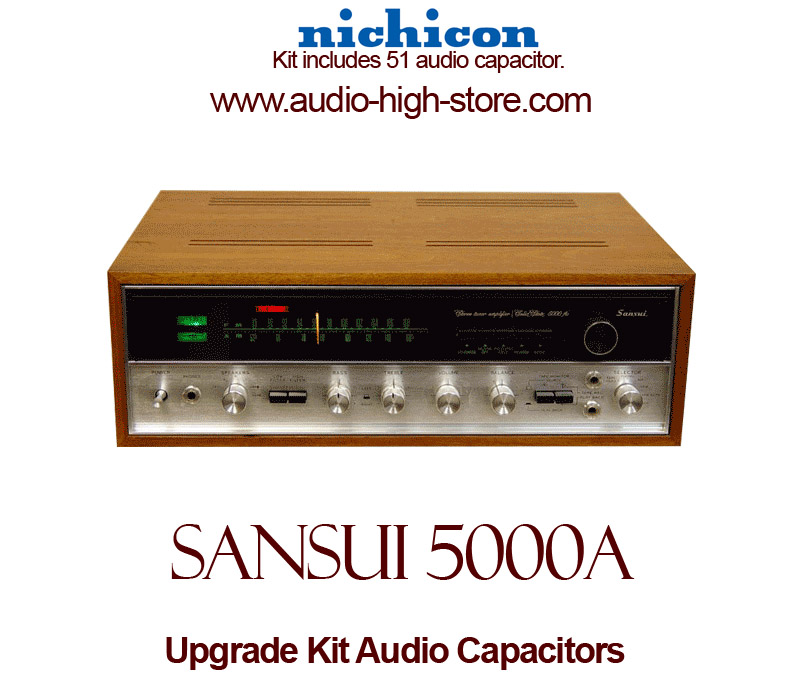 Sansui 5000A Upgrade Kit Audio Capacitors