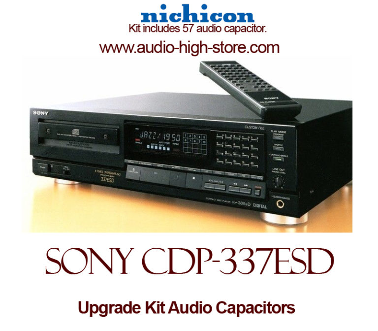 Sony CDP-337ESD Upgrade Kit Audio Capacitors