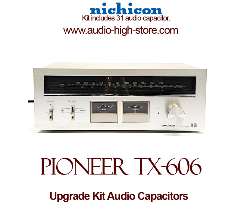 Pioneer TX-606 Upgrade Kit Audio Capacitors