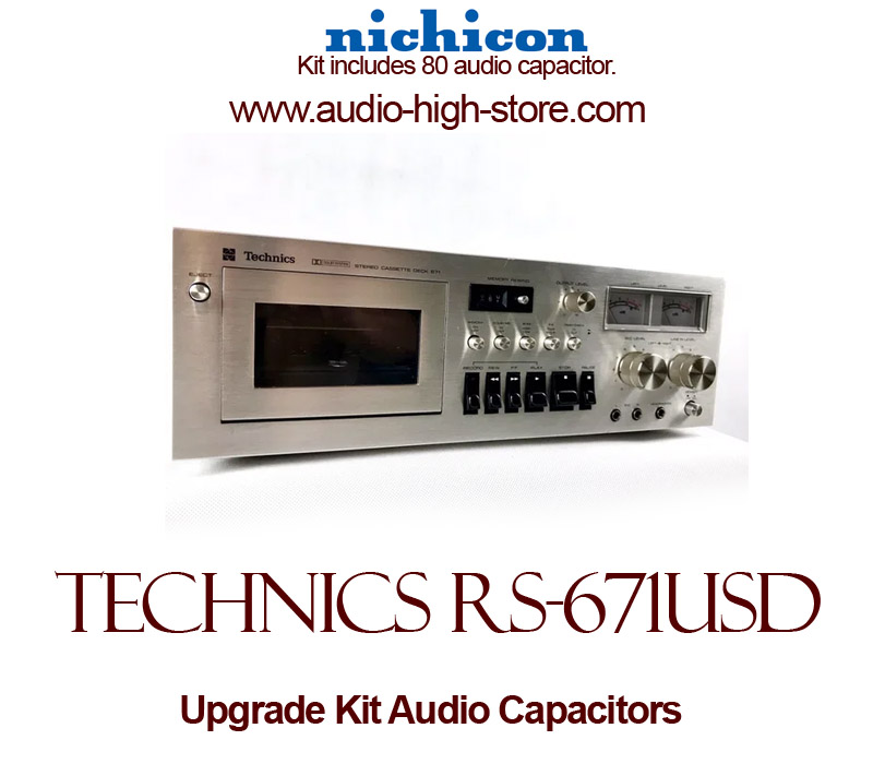 Technics RS-671USD Upgrade Kit Audio Capacitors