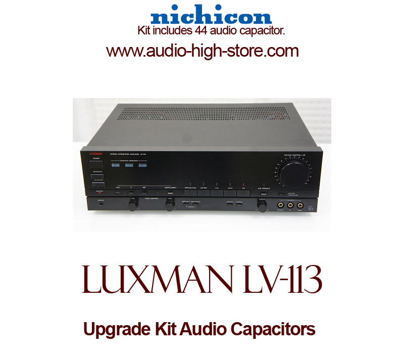 Luxman LV-113 Upgrade Kit Audio Capacitors