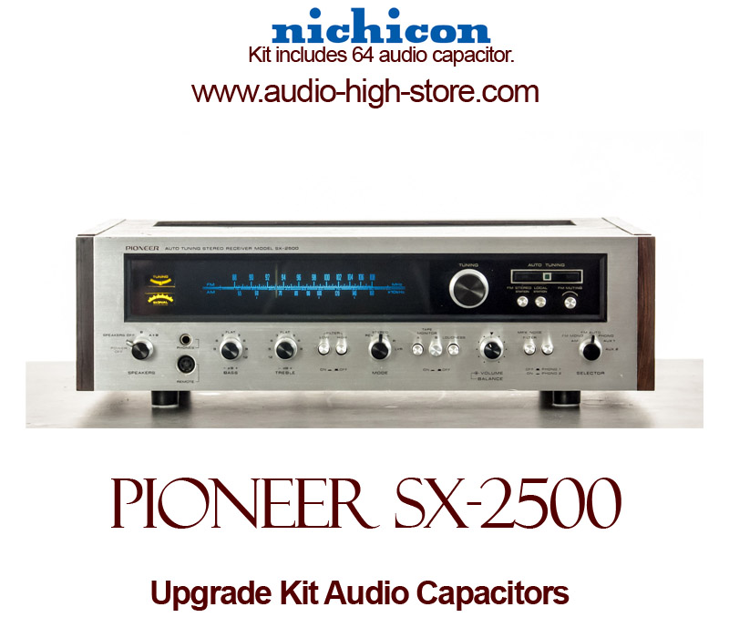 Pioneer SX-2500 Upgrade Kit Audio Capacitors
