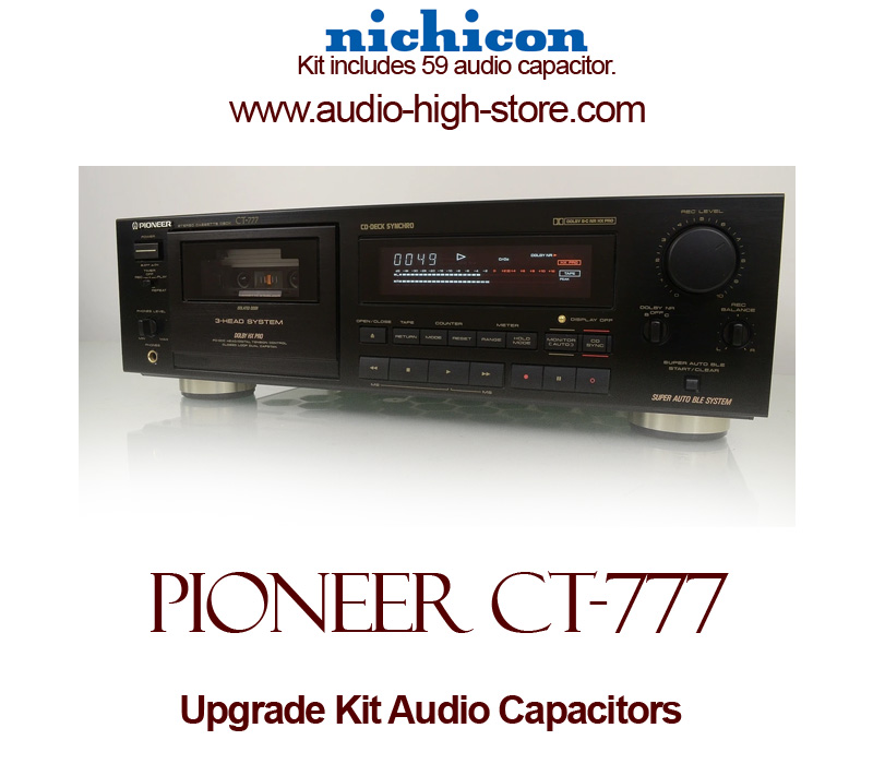 Pioneer CT-777 Upgrade Kit Audio Capacitors